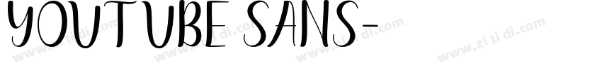 youtube sans字体转换
